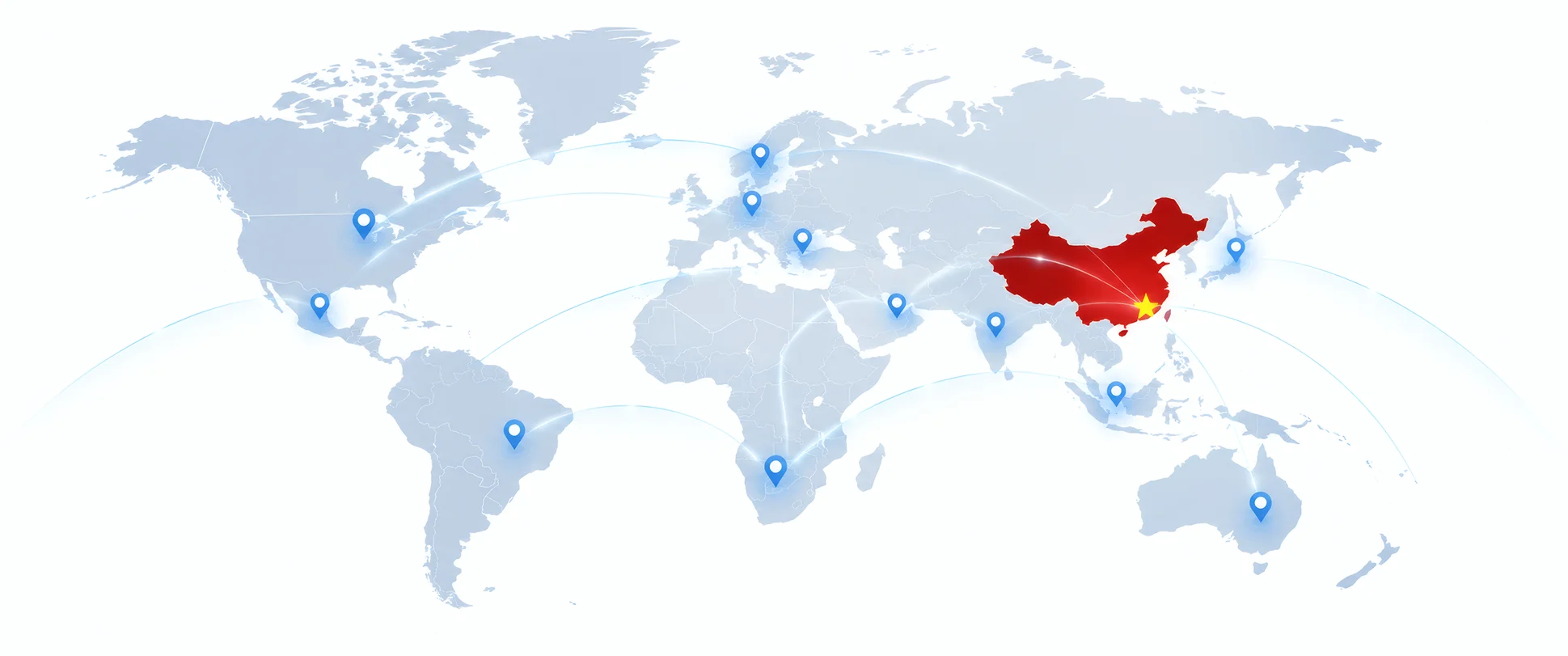 Regional coverage map