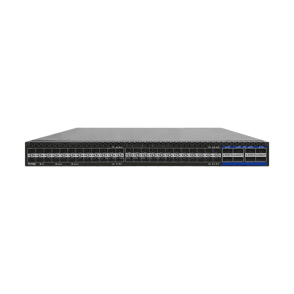 S6700-48TF-8QF-H front panel